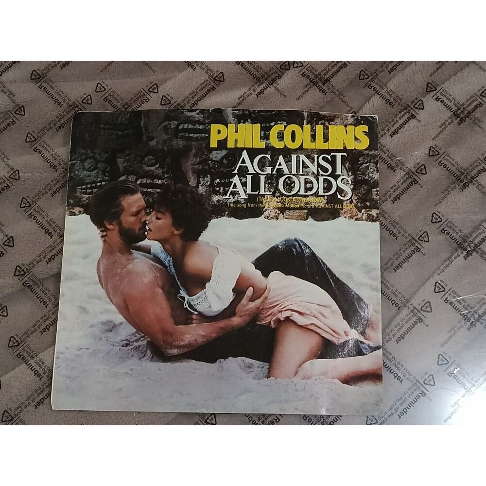 Phil Collins Genesis Against All Odds Movie Soundtrack Picture Sleeve 45